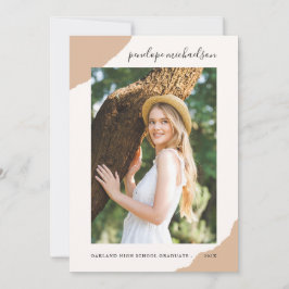 Invitación Partido de Graduación de Fotografía Neutral Splash