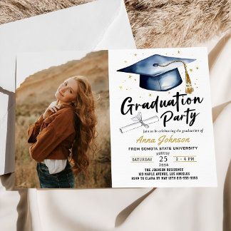 Invitación Partido de Graduación de Fotografía por Caligrafía