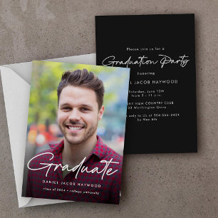 Invitación Partido de Graduación de Fotografía por Guión Simp