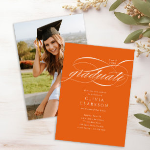 Invitación Partido de Graduación de Fotografía por Naranja de