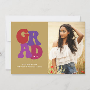 Invitación Partido de Graduación de Fotografía Retro inspirad