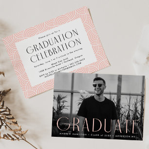 Invitación Partido de Graduación de Fotografía Rubor de Simpl