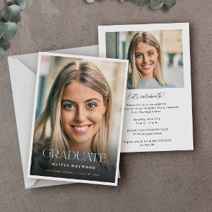 Invitación Partido de Graduación de Fotografía Simple