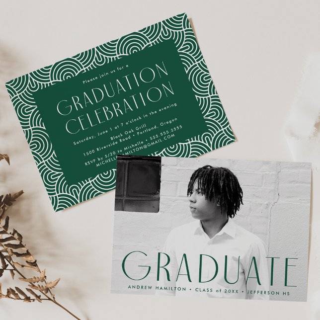 Invitación Partido de Graduación de Fotografía Verde de Simpl (Subido por el creador)