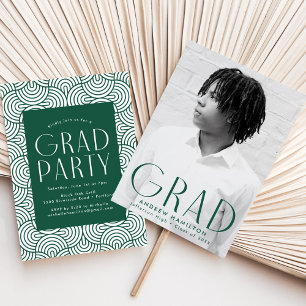 Invitación Partido de Graduación de Fotografía Verde de Simpl