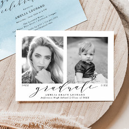 Invitación Partido de Graduación de Fotografías Ahora y Despu