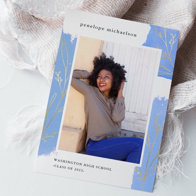 Invitación Partido de Graduación de Fotografías Botánicas Blu (Subido por el creador)