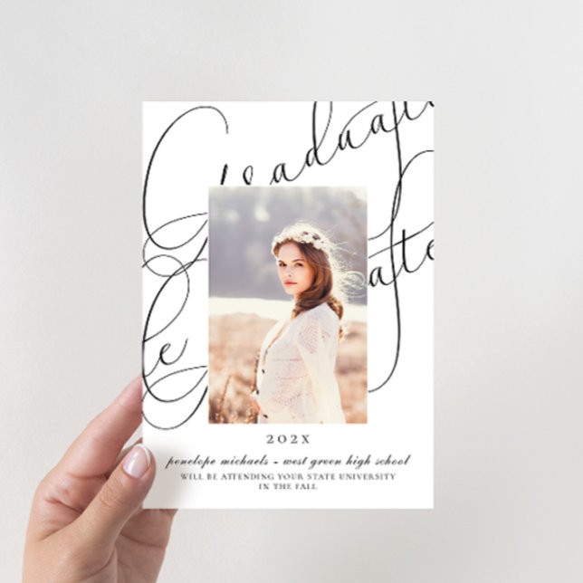 Invitación Partido de Graduación de Fotografías con Guión Ele (Subido por el creador)