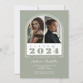 Invitación Partido de Graduación de Fotografías del Sage Whit