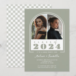 Invitación Partido de Graduación de Fotografías del Sage Whit