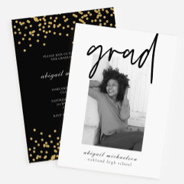 Invitación Partido de Graduación de Fotografías Modernas en N