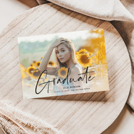 Invitación Partido de Graduación de Fotografías Modernas Scri