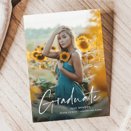 Invitación Partido de Graduación de Fotografías Modernas Scri