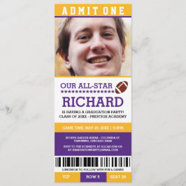 Invitación Partido de Graduación de Fútbol invita