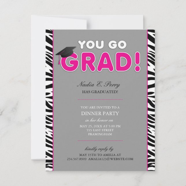 Invitación Partido de Graduación de Grados (Anverso)