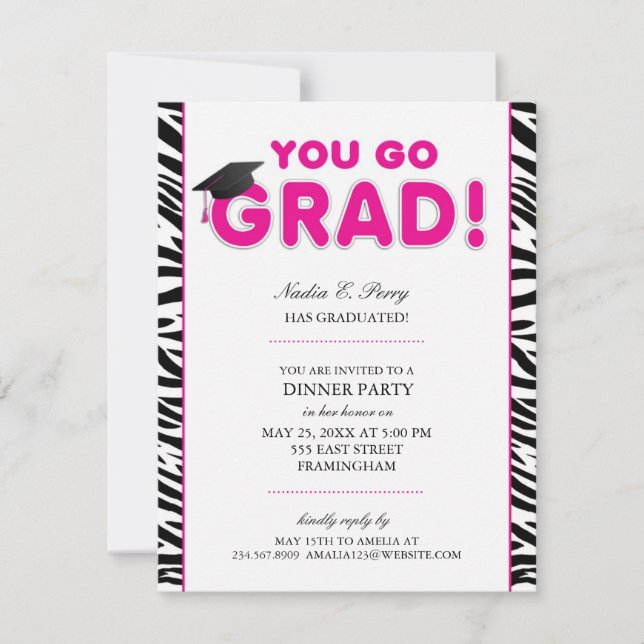 Invitación Partido de Graduación de Grados (Anverso)