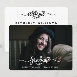 Invitación Partido de Graduación de Guión Moderno Cepillado