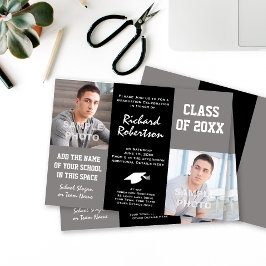Invitación Partido de graduación de joven invita