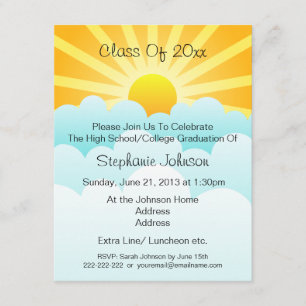 Invitación Partido de Graduación de la Celebración de las Nub