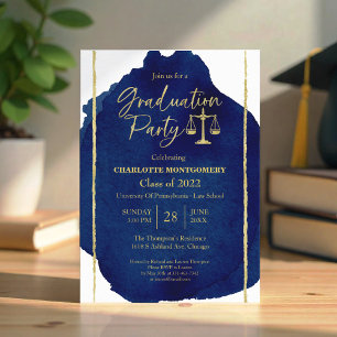 Invitación Partido de Graduación de la Escuela de Derecho Blu