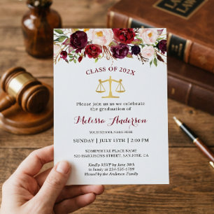 Invitación Partido de Graduación de la Facultad de Derecho Fl