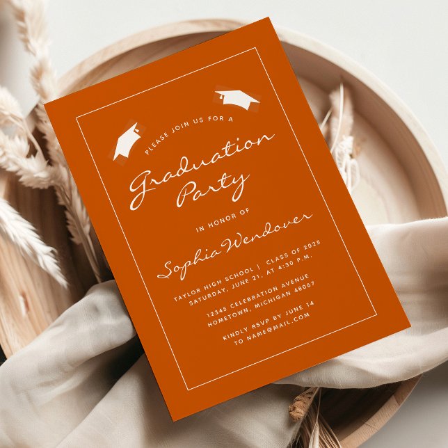Invitación Partido de Graduación de la Frontera Blanca Naranj (Subido por el creador)