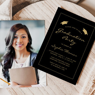 Invitación Partido de Graduación de la Frontera de Oro Negro 
