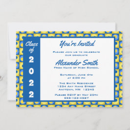 Invitación Partido De Graduación De La Frontera De Punto Cuad
