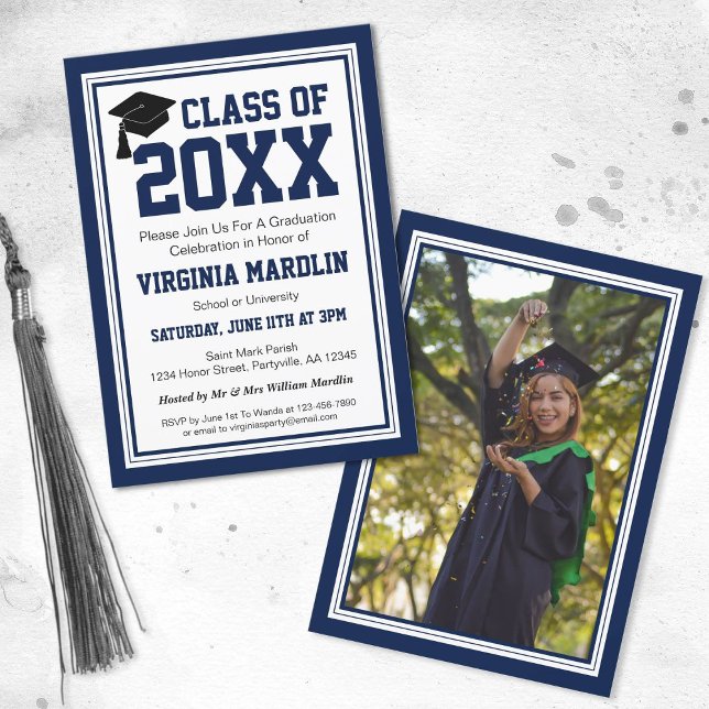 Invitación Partido de graduación de la Marina y la Foto Blanc (Subido por el creador)