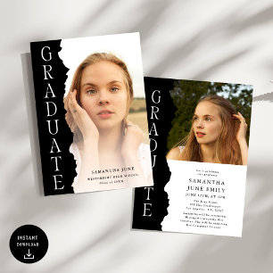 Invitación Partido de Graduación de la Revista de Fotos de Gr