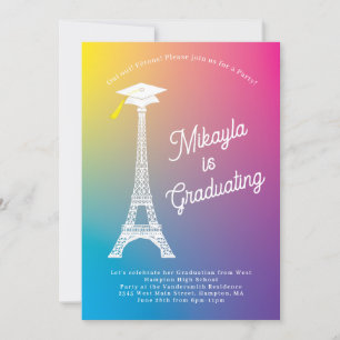 Invitación Partido de Graduación de la Torre Eiffel de París