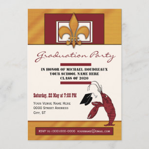 Invitación Partido de Graduación de Langosta del País