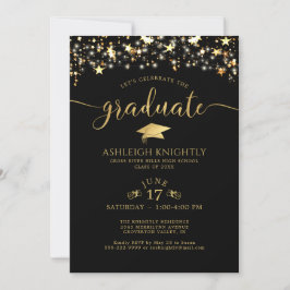 Invitación Partido de Graduación de las Estrellas de Confetti