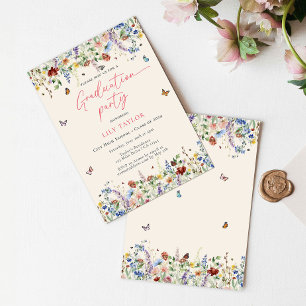 Invitación Partido de Graduación de las Mariposas de Flor Sil