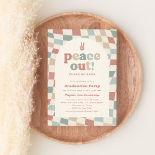 Invitación Partido de Graduación de los 70 de la Retro Groovy