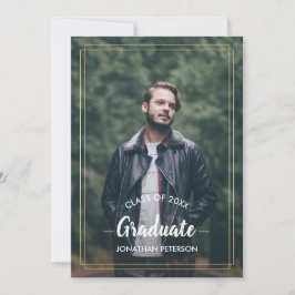 Invitación Partido de Graduación de Madera de Año personaliza