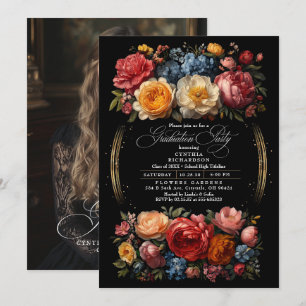 Invitación Partido de Graduación de Moda Botánica de Moody Fl