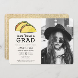 Invitación Partido de Graduación de Oro Taco Bout GRAD Photo