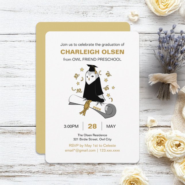 Invitación Partido de Graduación de Ovejas de Preescolar/Jard (Subido por el creador)