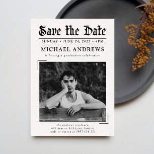 Invitación Partido de Graduación de Periódicos de Fotografía 