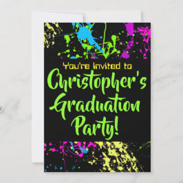 Invitación Partido de Graduación de Plata de Pintura de los 9