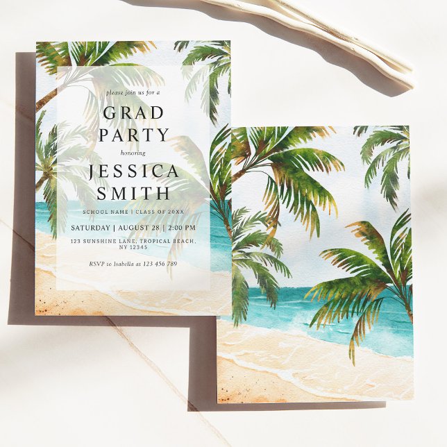Invitación Partido de Graduación de Playa Tropical (Subido por el creador)