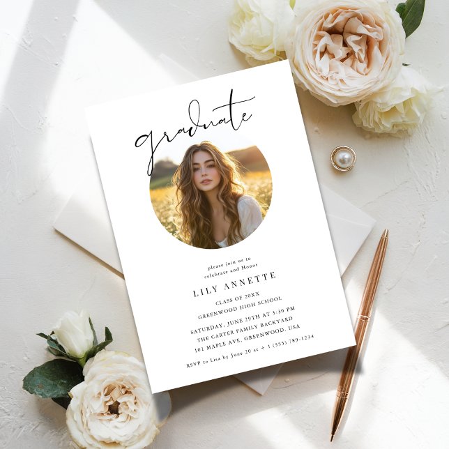Invitación Partido de Graduación de Presupuesto de Fotografía (Subido por el creador)