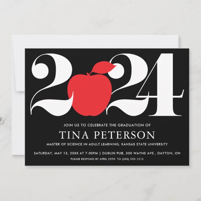 Invitación Partido de Graduación de Profesores de 2024 (Anverso)