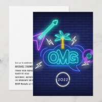 Partido de Graduación de Rótulos Neon de Música Re