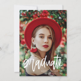 Invitación Partido de Graduación de Script Moderno