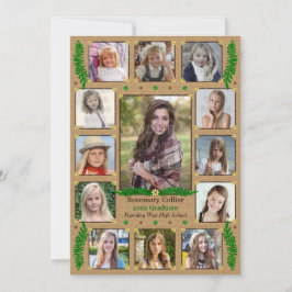 Invitación Partido de graduación de secundaria Collage de fot