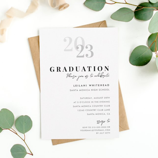 Invitación Partido de Graduación de Tipografía Moderna (Subido por el creador)