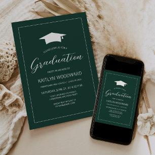Invitación Partido de Graduación del Cabo Blanco Verde Esmera