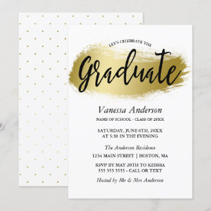 Invitación Partido de Graduación del Cepillo de Oro